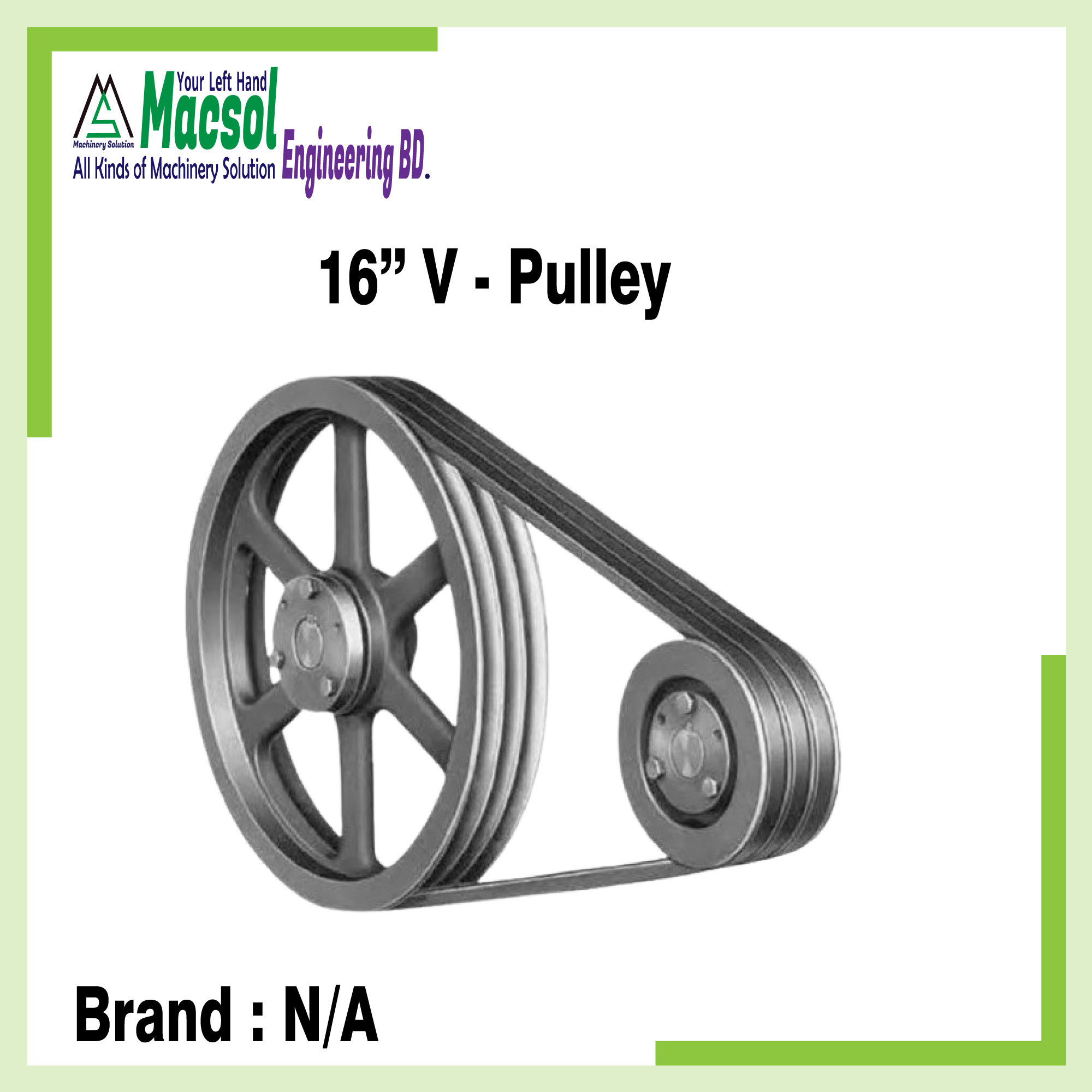 V Pulley -16"