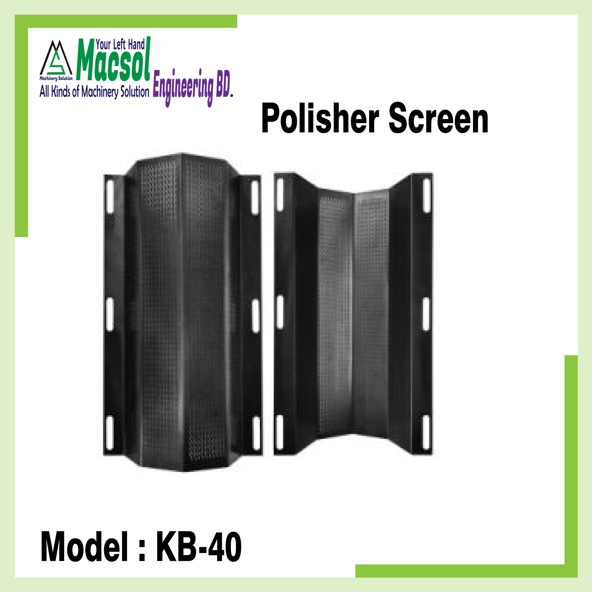 Polisher Screen