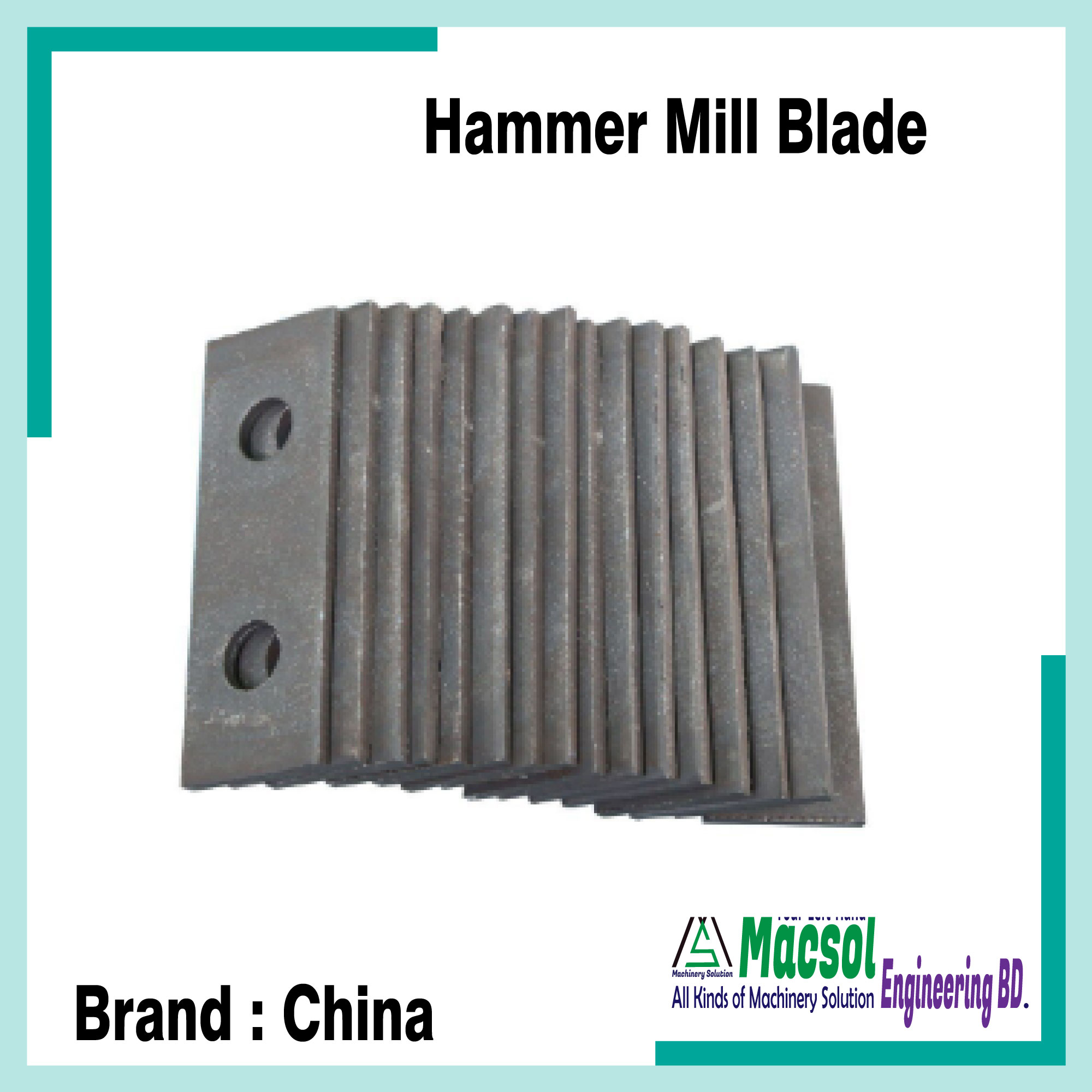 Hammer Mill Blade - হ্যামার ব্লেড