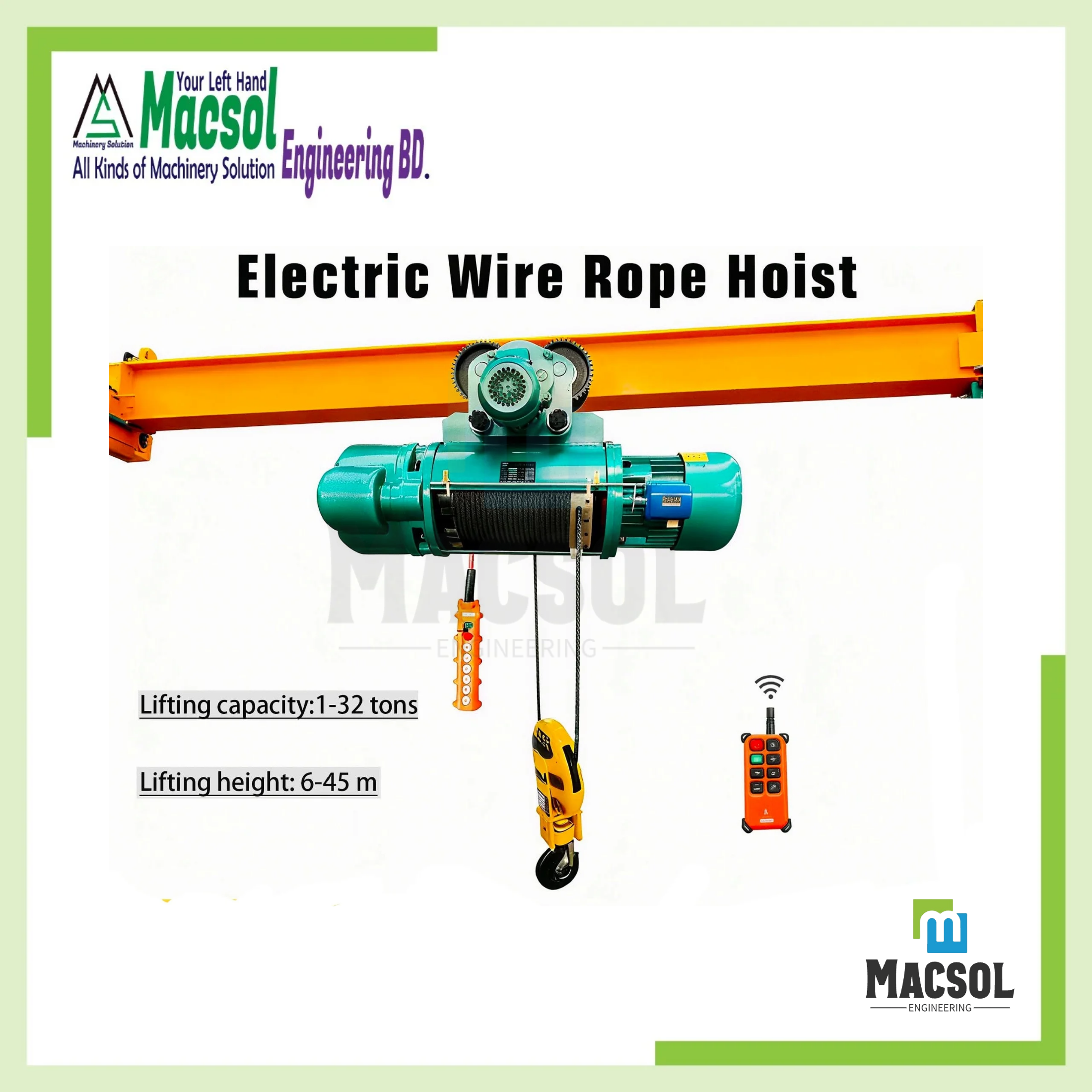 Electric Wire Rope Hoist